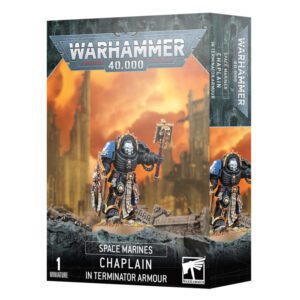 box pic of Space Marines Chaplain in Terminator Armour