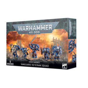 box of Space Marines: Vanguard Veteran Squad