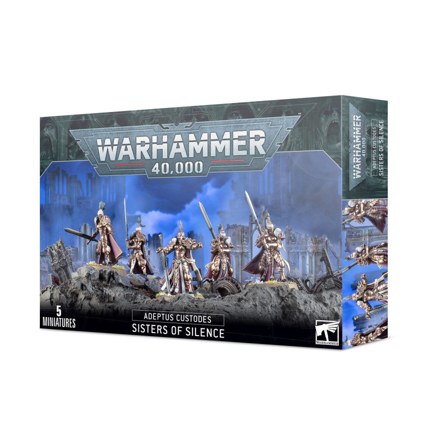 box art of Adeptus Custodes: Sisters of Silence