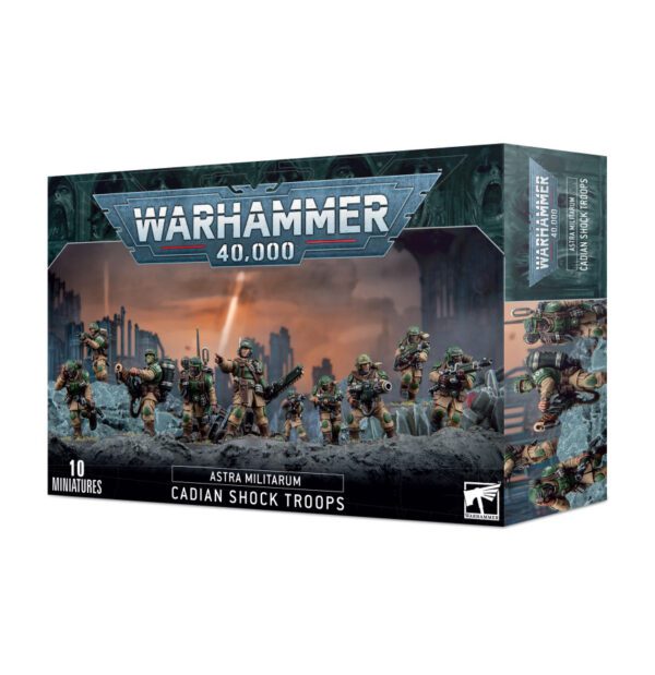 box art of Astra Militarum: Cadian Shock Troops