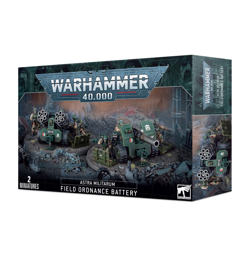 box art of Astra Militarum: Field Ordnance Battery