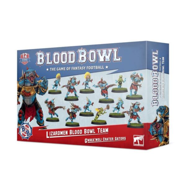 box art of Blood Bowl: Lizardmen Team - Gwaka'moli Crater Gators