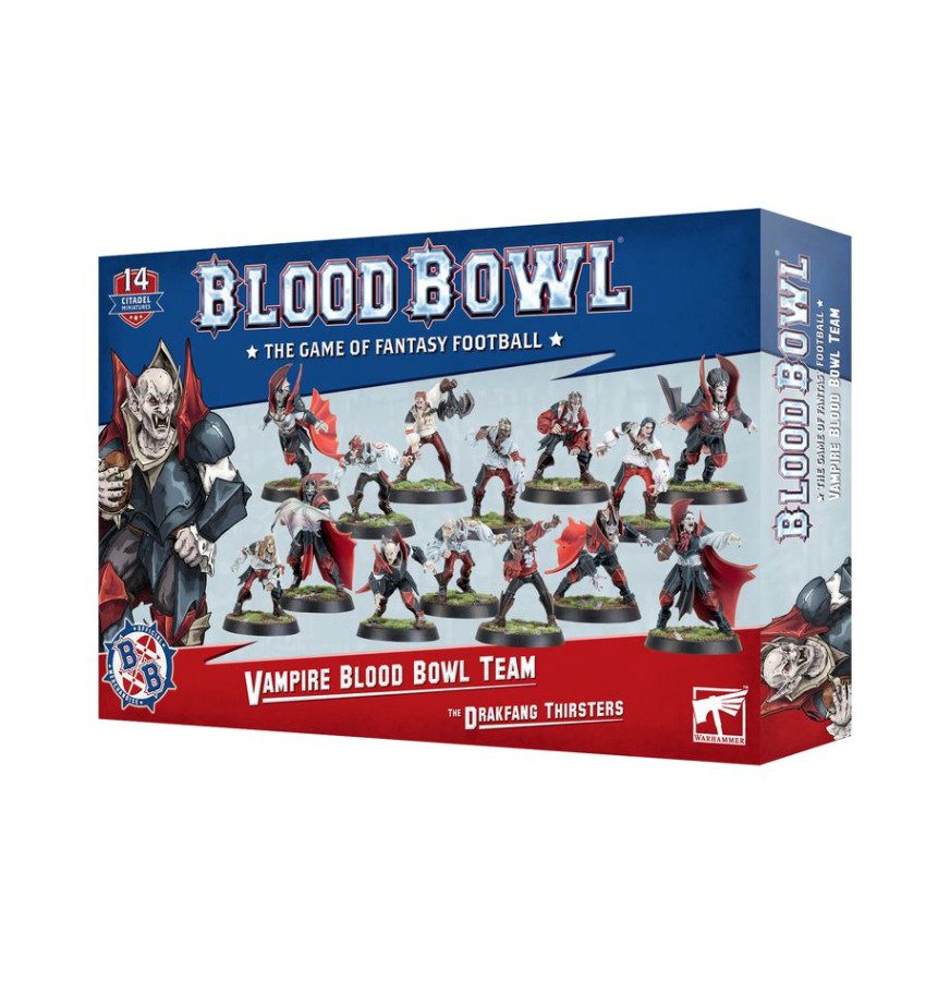 box art of Blood Bowl: Vampire Team - the Drakfang Thirsters