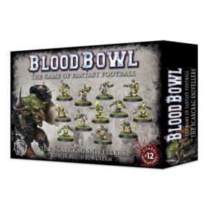 box art of Blood Bowl: Goblin Team - The Scarcrag Snivellers