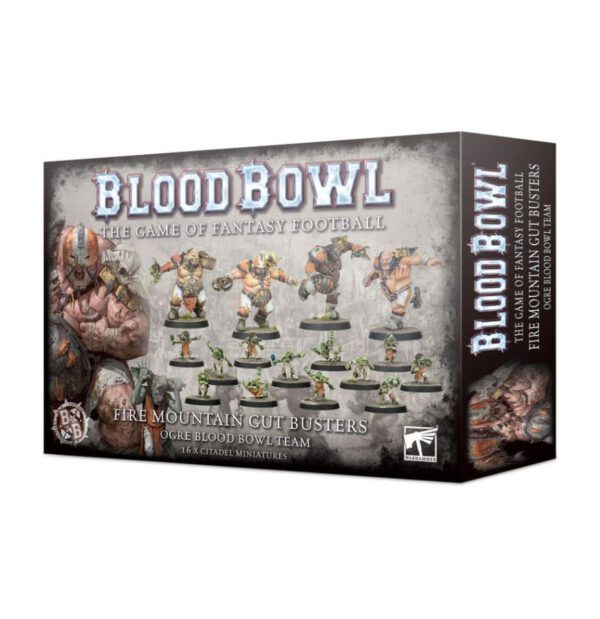 box art of Blood Bowl: Ogre Team - the Fire Mountain Gut-Busters