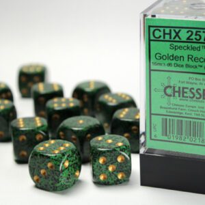 photo of Speckled Golden Recon 16mm d6 Dice Block