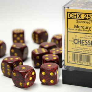 photo of Speckled Mercury 16mm d6 Dice Block