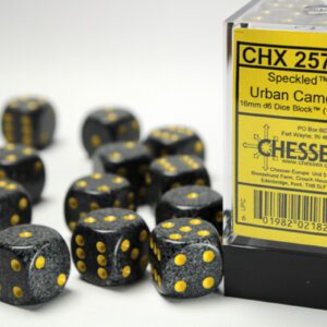 photo of Speckled Urban Camo 16mm d6 Dice Block