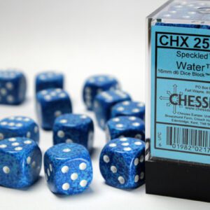 photo of Speckled Water 16mm d6 Dice Block