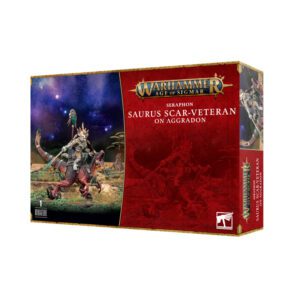 box art of Seraphon: Saurus Scar-Veteran on Aggradon