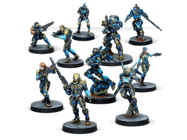 photo of O-12 Action Pack painted miniatures