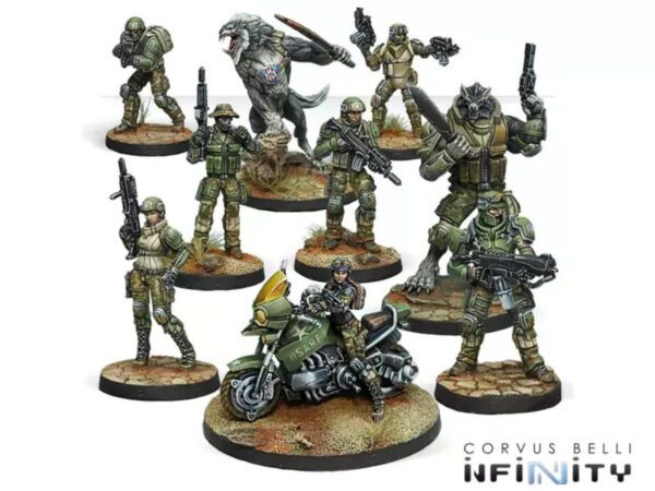 photo of USAriadna Action Pack painted miniatures