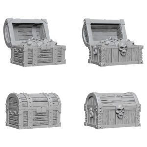 image of WizKids Deep Cuts Unpainted Miniatures: W02 Chests