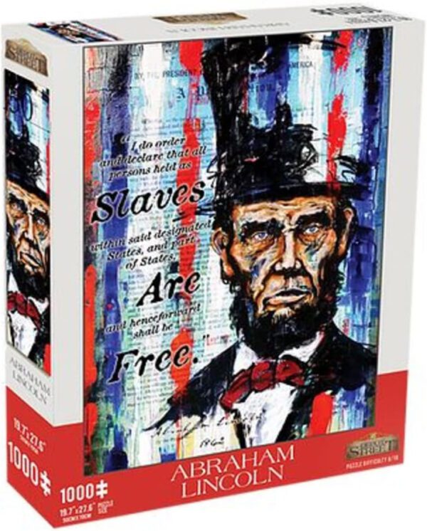 box art of Abraham Lincoln 1000 Pieces