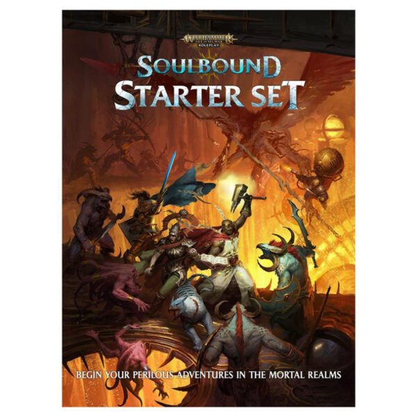 box art of Warhammer Age of Sigmar RPG Soulbound: Starter Set