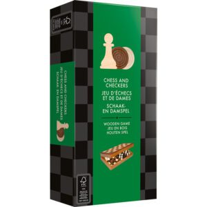 box art of Chess and Checkers: Folding Version