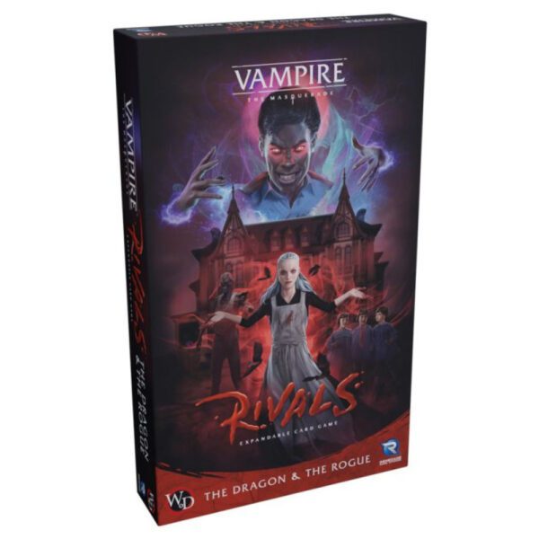 box art of Vampire The Masquerade: Rivals ECG - The Dragon & The Rogue Expansion