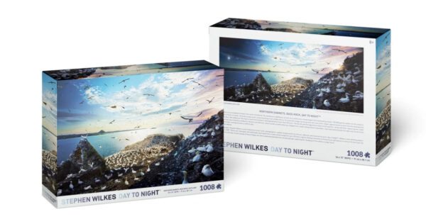 box art of Stephen Wilkes: Day to Night - Northern Gannets, Bass Rock, Scotland 1008 Pieces