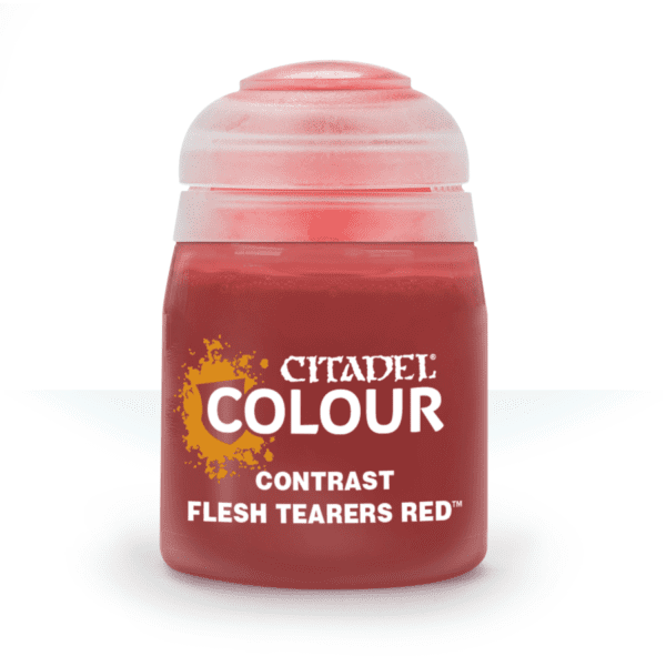 image of Citadel Contrast Paint: Flesh Tearers Red