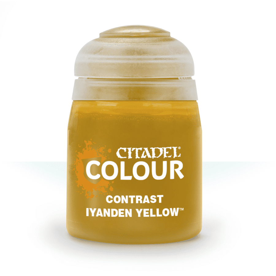 image of Citadel Contrast Paint: Iyanden Yellow