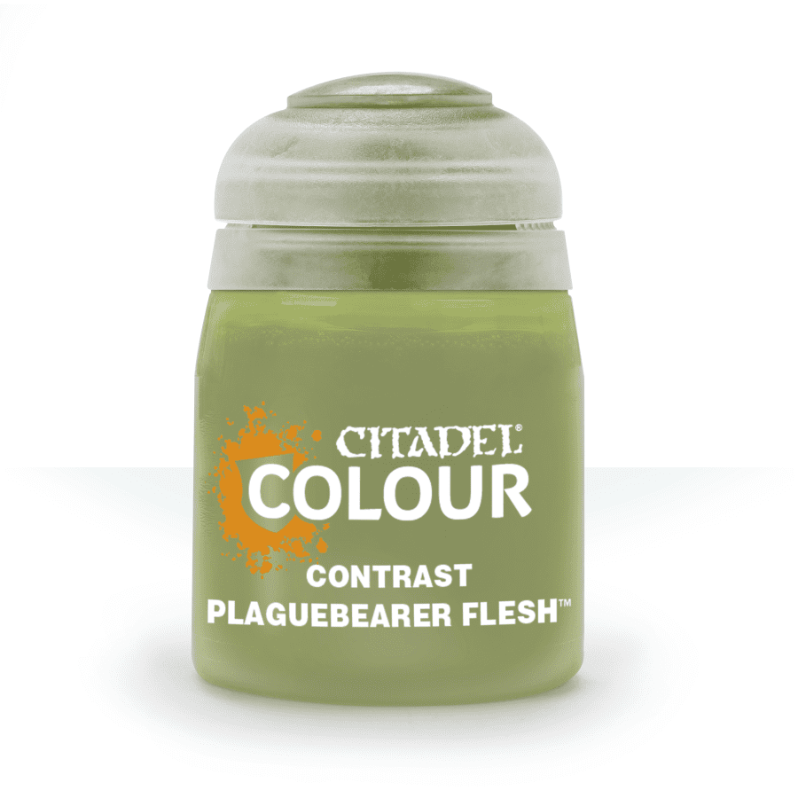 image of Citadel Contrast Paint: Plaguebearer Flesh