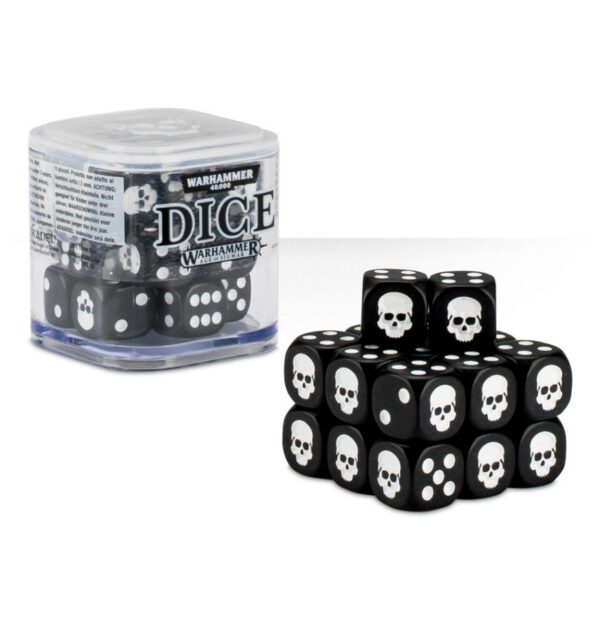 Image of black Citadel: 12mm Dice Set