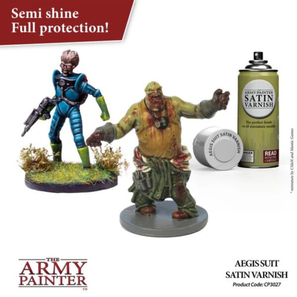 image of Army Painter Colour Primer: Aegis Suit Satin Varnish examples