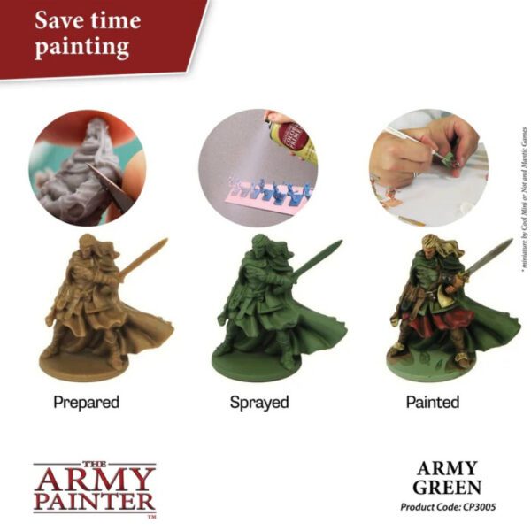 image of Army Painter Colour Primer: Army Green example