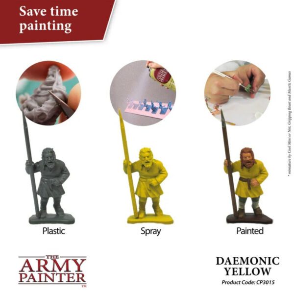 image of Army Painter Colour Primer: Daemonic Yellow example