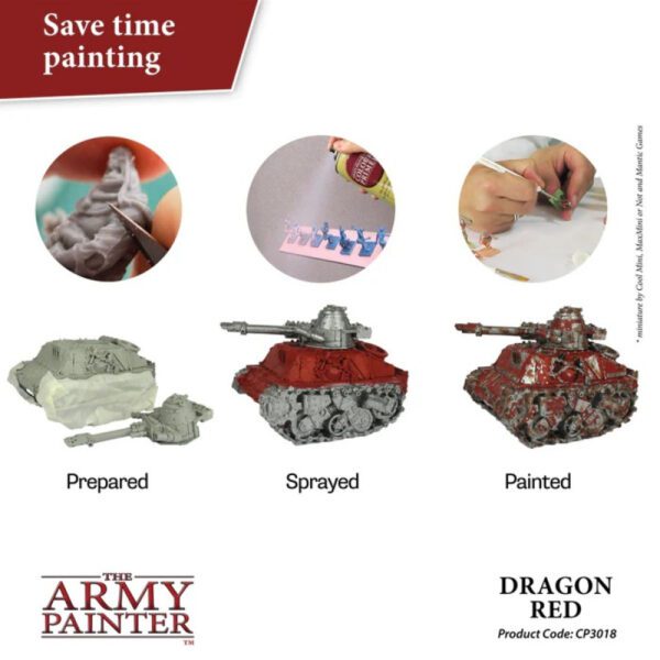 image of Army Painter Colour Primer: Dragon Red example