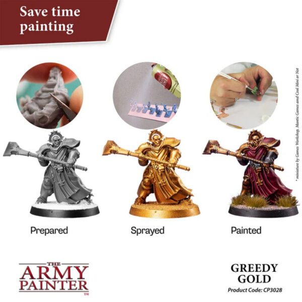 image of Army Painter Colour Primer: Greedy Gold example