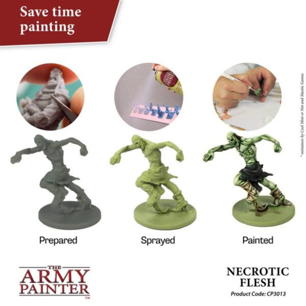 image of Army Painter Colour Primer: Necrotic Flesh example