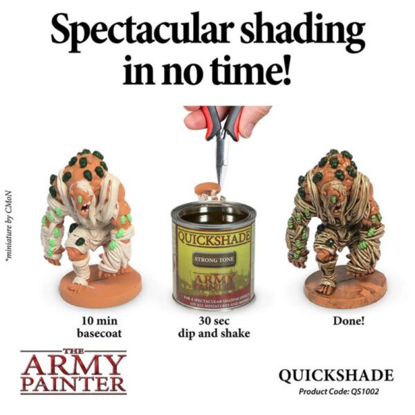 image of Army Painter Quickshade Dip: Strong Tone example