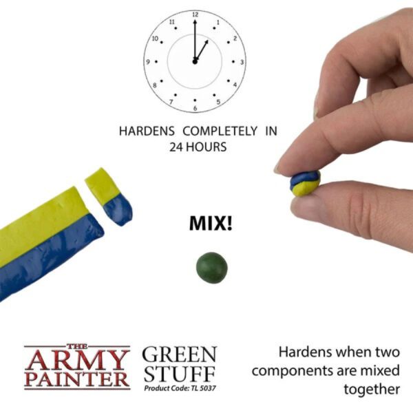 instructions image of Army Painter Green Stuff