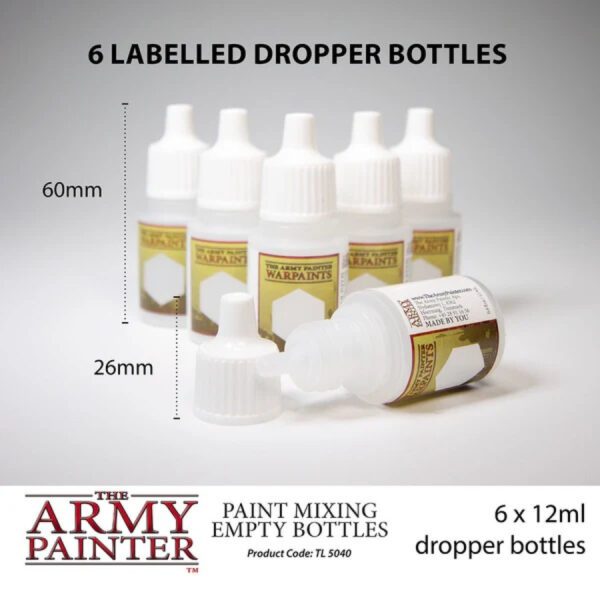 component image of Army Painter Paint Mixing Empty Bottles