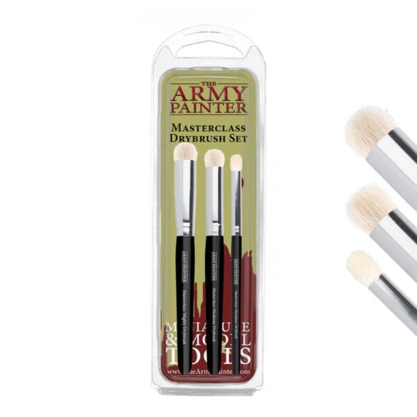 packaging art of Army Painter Masterclass Drybrush Set