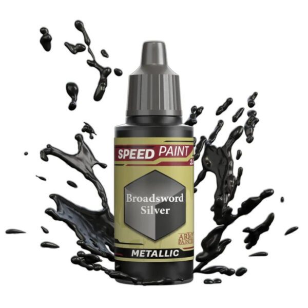 image of Army Painter Speedpaint: Broadsword Silver bottle