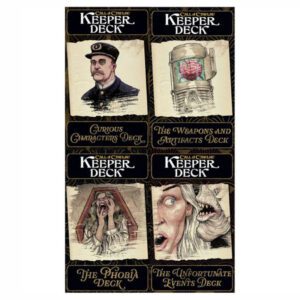 Cover art of Call of Cthulhu 7E: Keeper Decks 2nd Edition