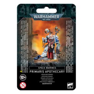 clam shell art of Space Marines: Primaris Apothecary