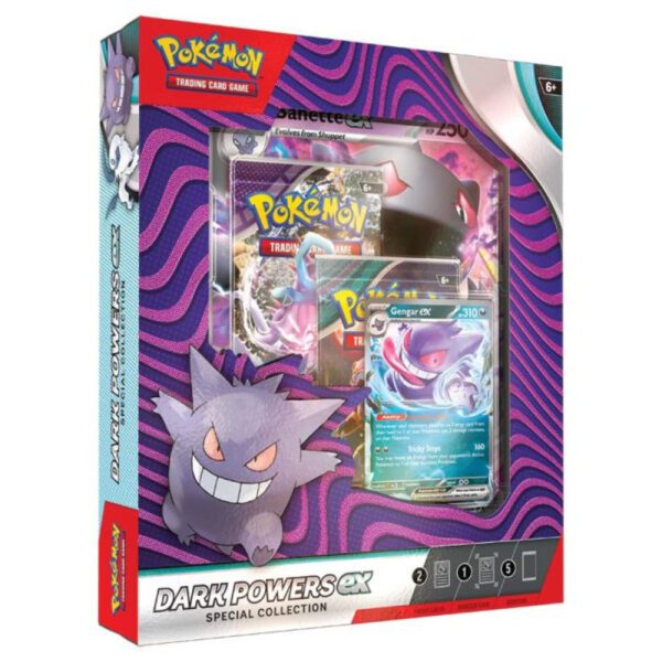 box art of Gengar ex side ofPokemon: Dark Powers ex Special Collection