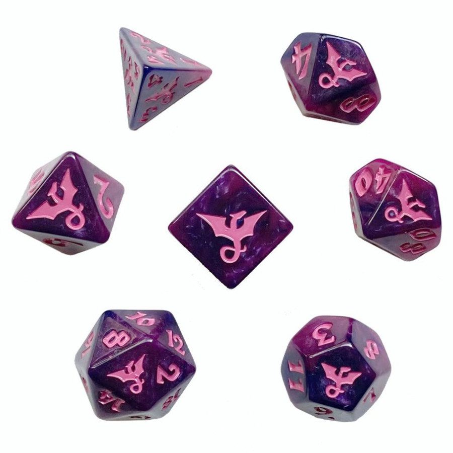 photo of Dragon Polyhedral Dice Set: Faerie