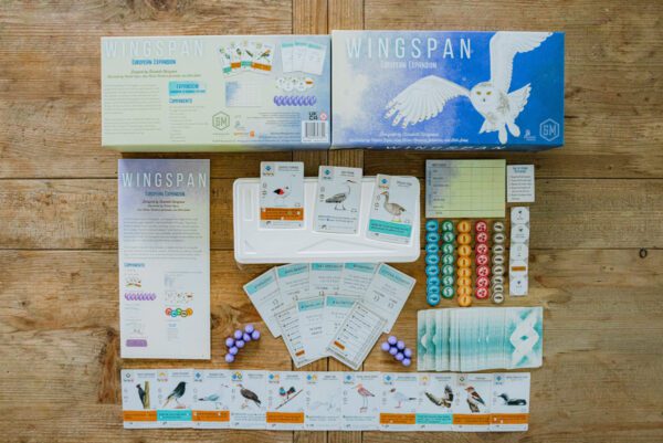 photo of Wingspan: European Expansion contents