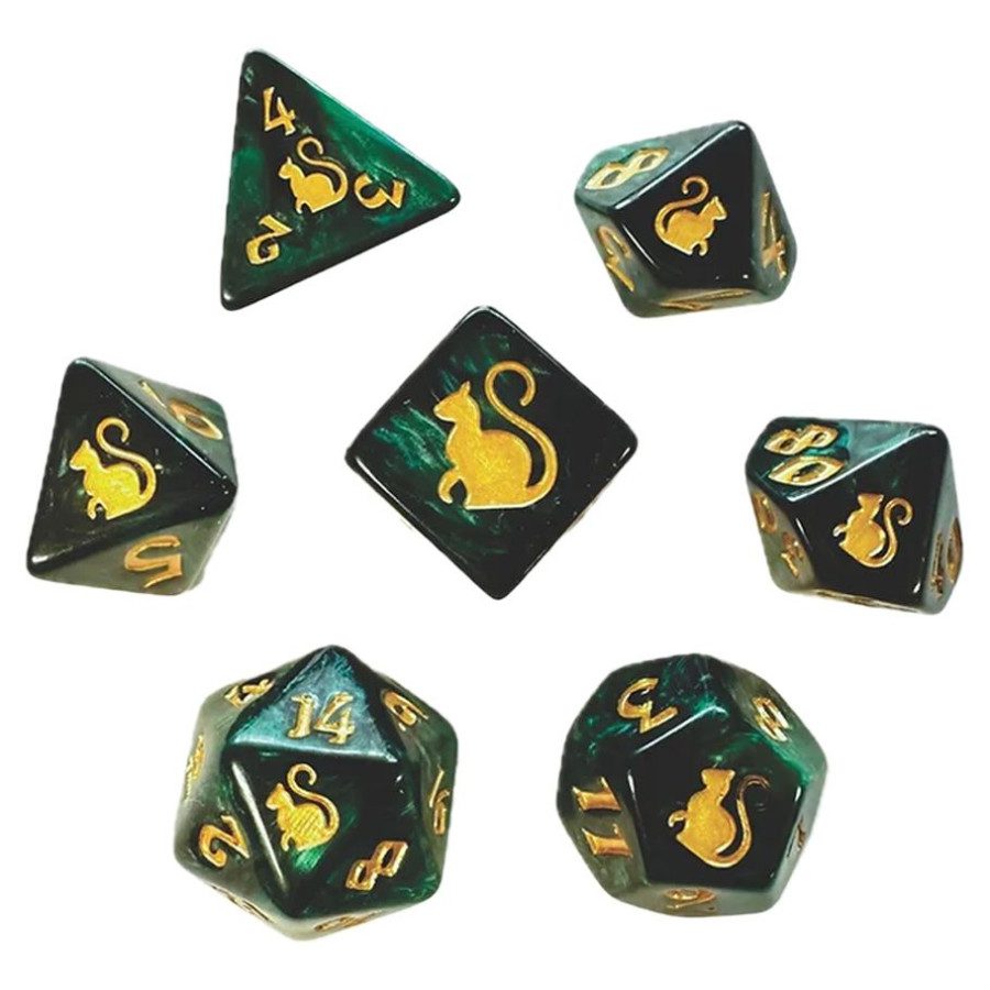 photo of Kitty-Clacks: 7-Set - Loki dice