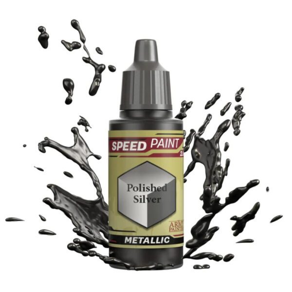 image of Army Painter Speedpaint: Polished Silver bottle