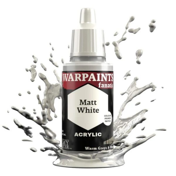 image of Army Painter Warpaints Fanatic: Matt White bottle