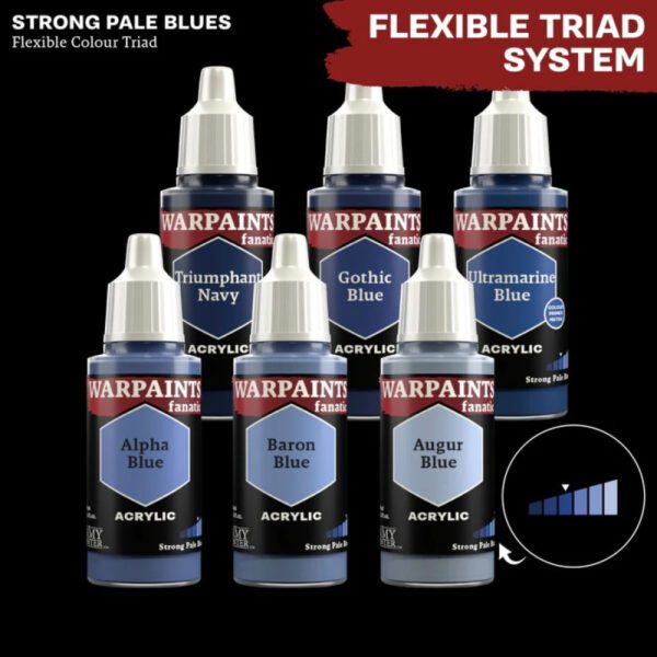 image of Army Painter Warpaints Fanatic: Ultramarine Blue flex triad