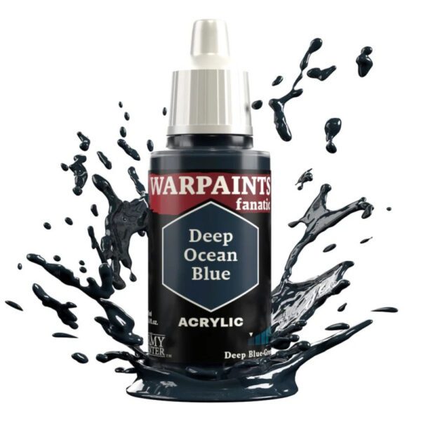 image of Army Painter Warpaints Fanatic: Deep Ocean Blue bottle