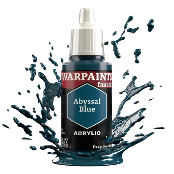 image of Army Painter Warpaints Fanatic: Abyssal Blue bottle