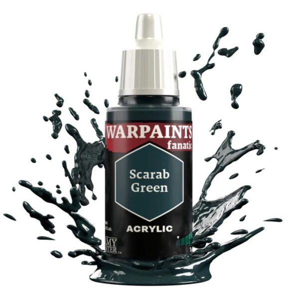 image of Army Painter Warpaints Fanatic: Scarab Green bottle