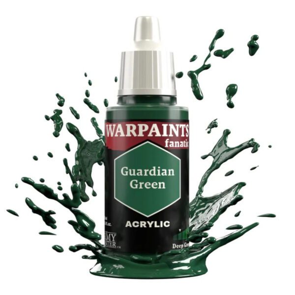 image of Army Painter Warpaints Fanatic: Guardian Green bottle